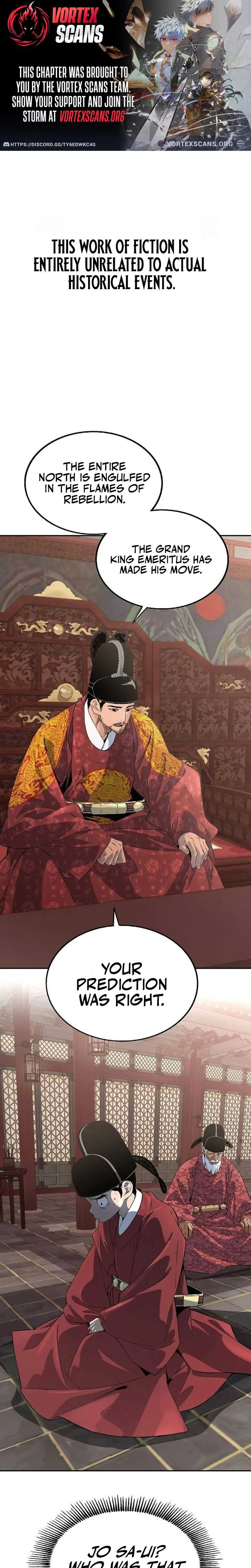 There is no Sejong in my Joseon Dynasty Chapter 3 page 1