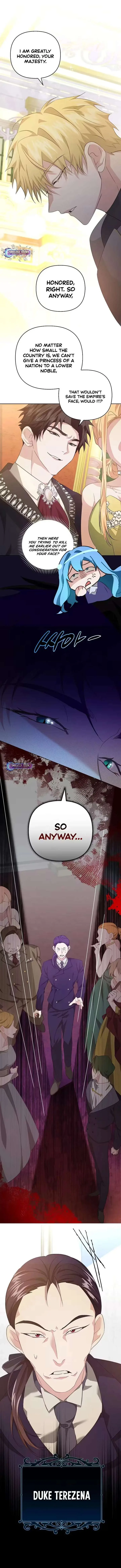 I Reincarnated as the Princess of a Country That Is Going to Destroyed by Male Protagonist Chapter 4 page 5