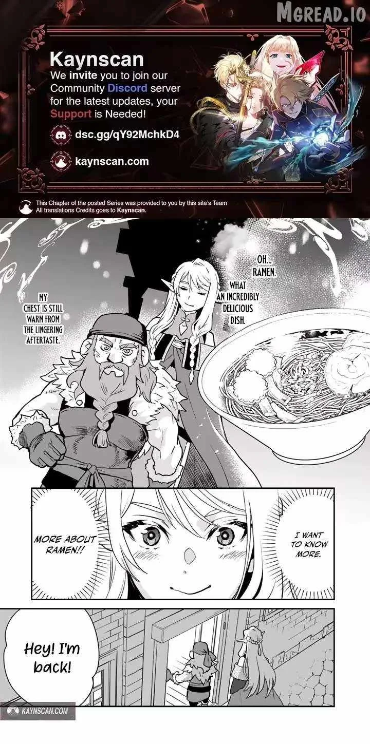 Isekai Ramen Yatai Elf no Shokutsuu wa Ramen ga Tabetai Chapter 2 page 1