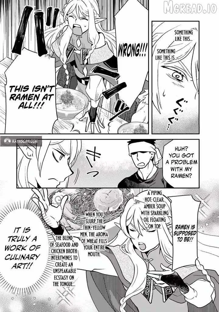 Isekai Ramen Yatai Elf no Shokutsuu wa Ramen ga Tabetai Chapter 4 page 13