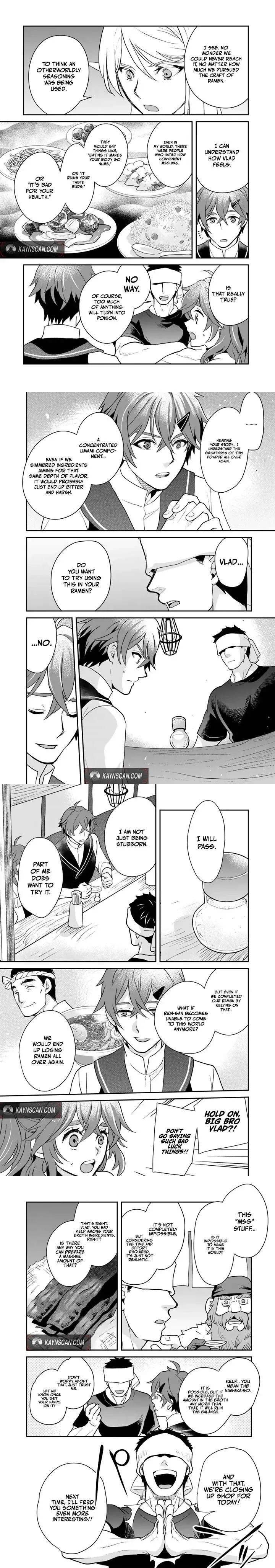 Isekai Ramen Yatai Elf no Shokutsuu wa Ramen ga Tabetai Chapter 9 page 2