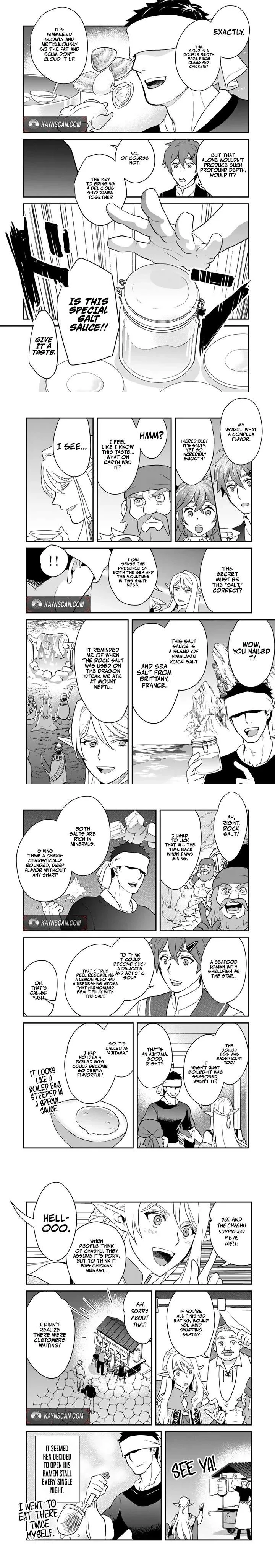 Isekai Ramen Yatai Elf no Shokutsuu wa Ramen ga Tabetai Chapter 12 page 3