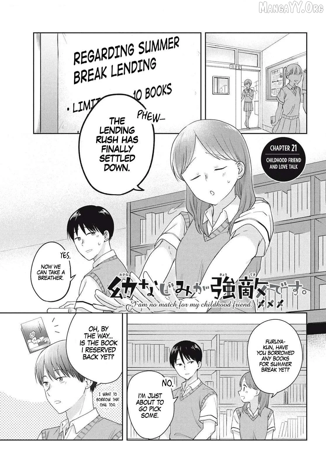 I Am No Match For My Childhood Friend. Chapter 21 page 2
