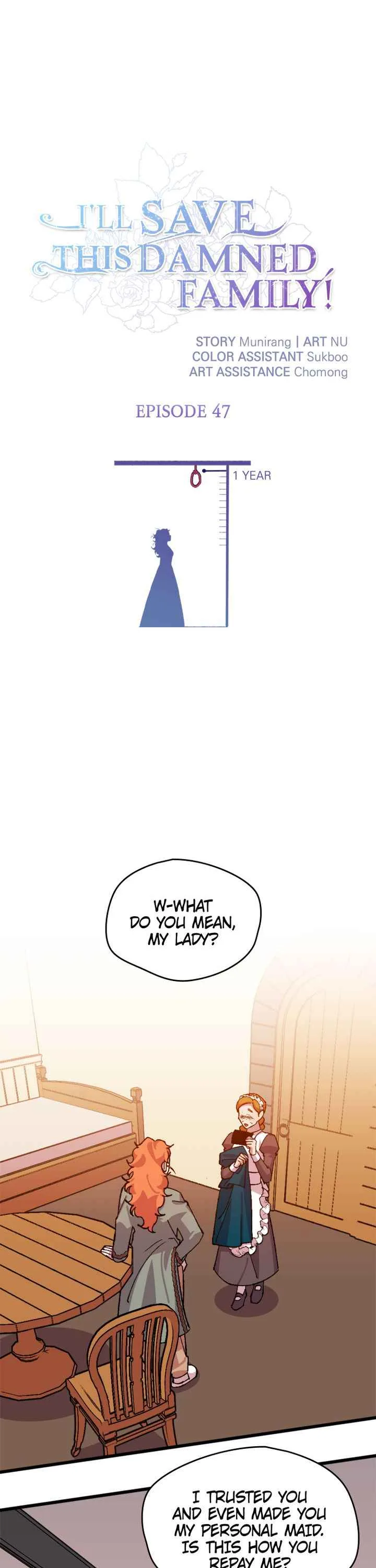 I'll Save This Damn Family! Chapter 47 page 1