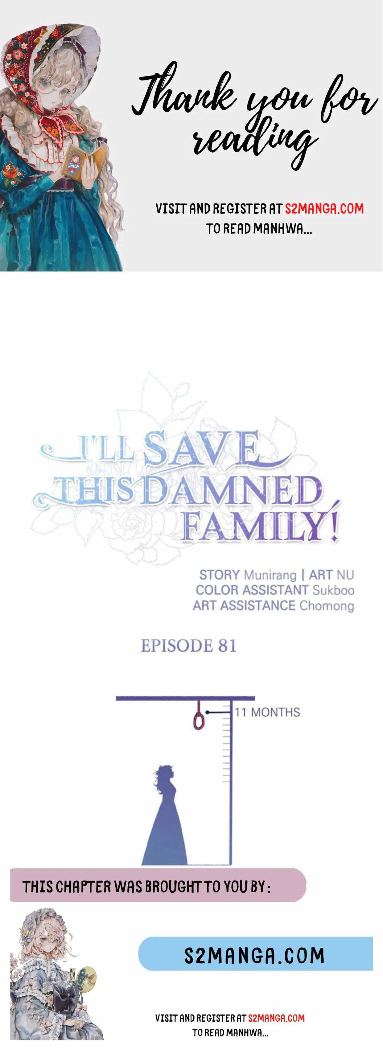 I'll Save This Damn Family! Chapter 81 page 1