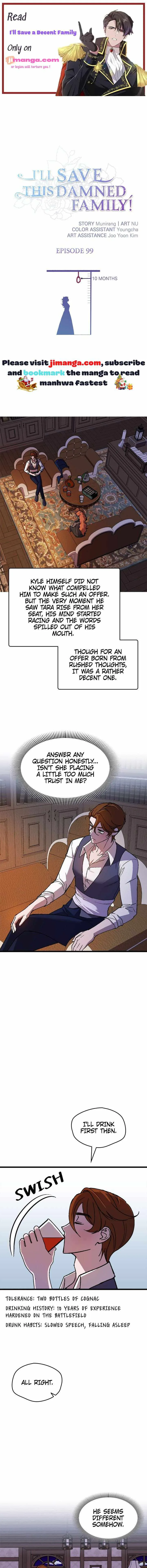 I'll Save This Damn Family! Chapter 99 page 1