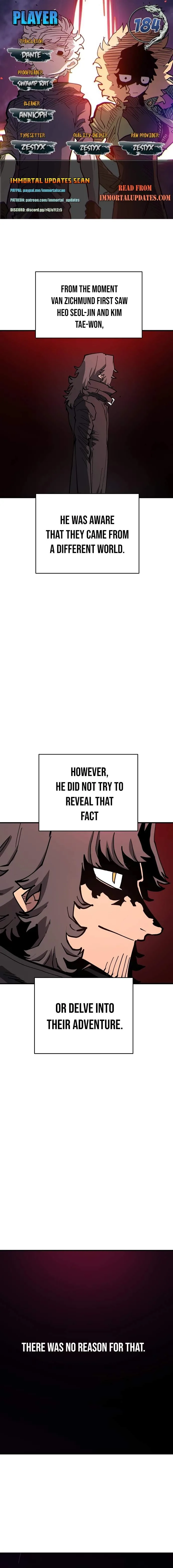 Player Who Returned 10,000 Years Later Chapter 184 page 1