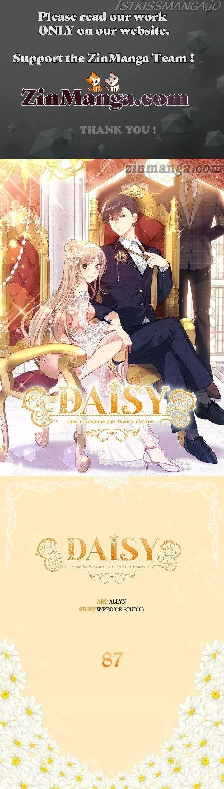 Daisy: How to become the Duke's Fiancèe Chapter 87 page 1