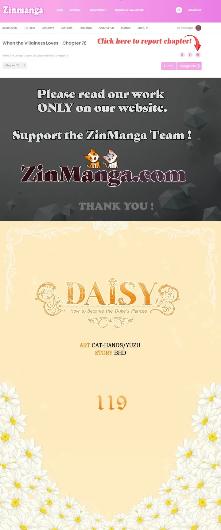 Daisy: How to become the Duke's Fiancèe Chapter 119 page 1
