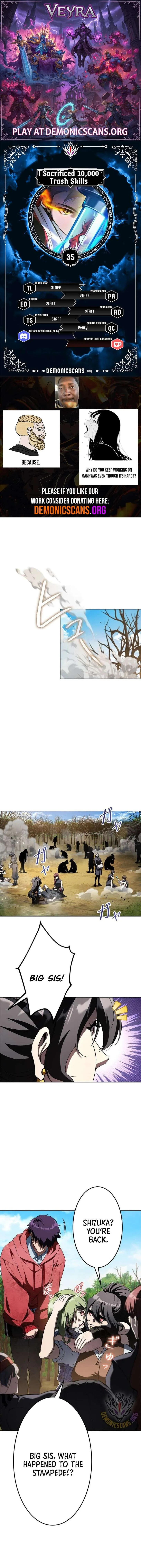 I Sacrificed 10,000 Trash Skills to Obtain a God-Tier Skill and Became Unrivale Chapter 35 page 1