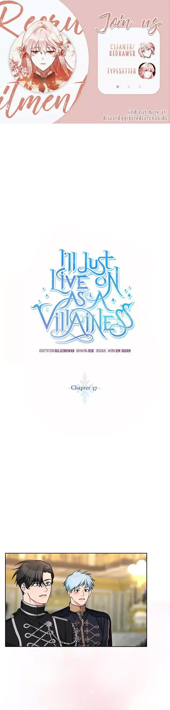 I’ll Just Live on as a Villainess Chapter 37 page 1