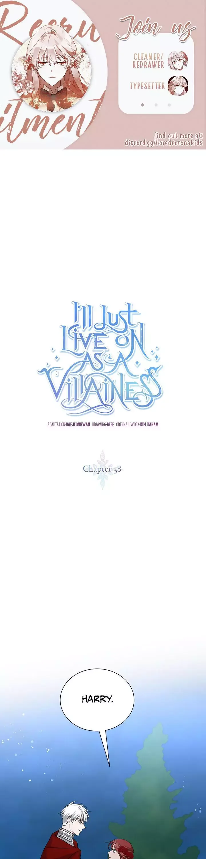 I’ll Just Live on as a Villainess Chapter 38 page 1