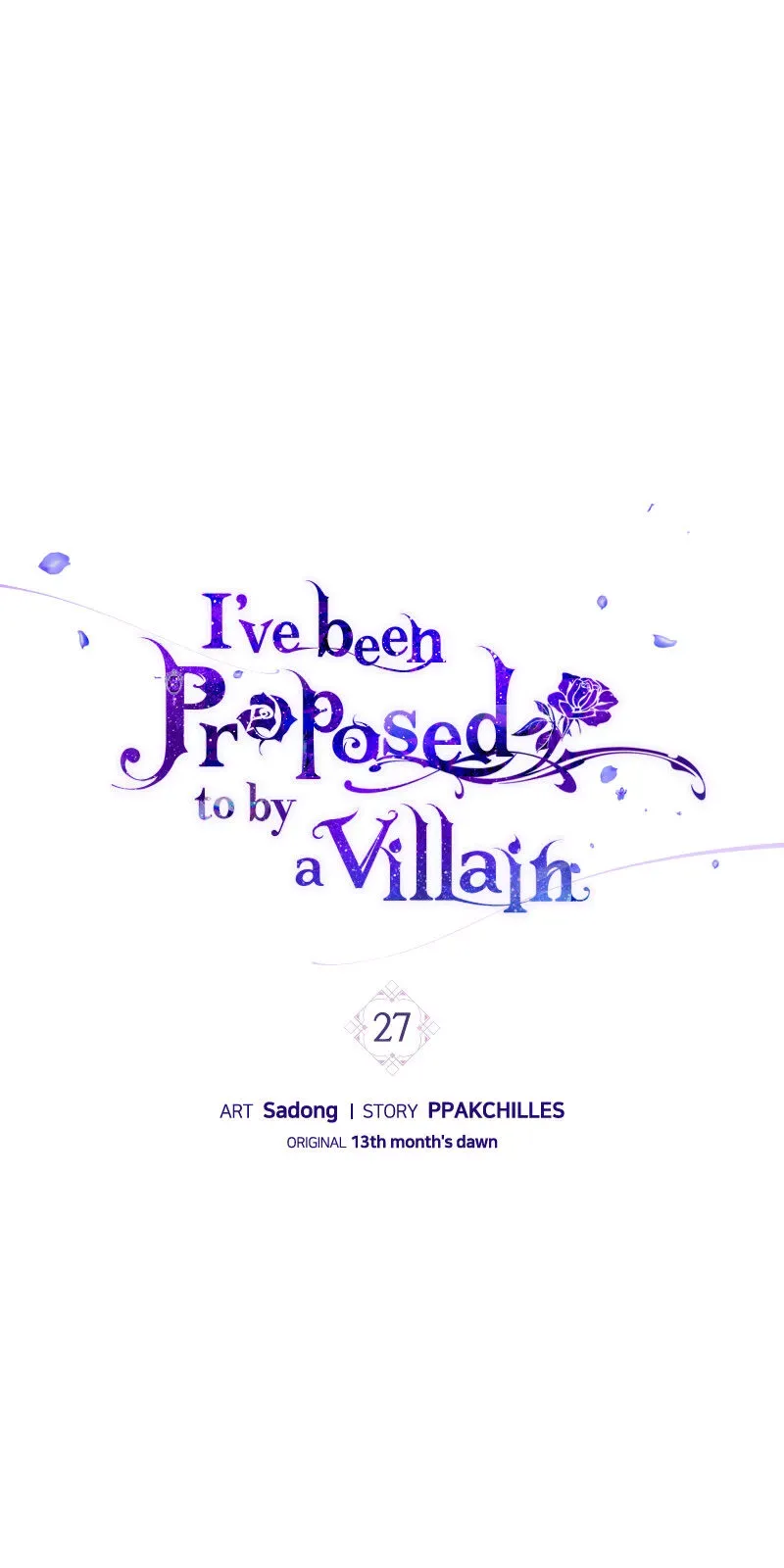 I've been Proposed to by a Villain Chapter 27 page 1