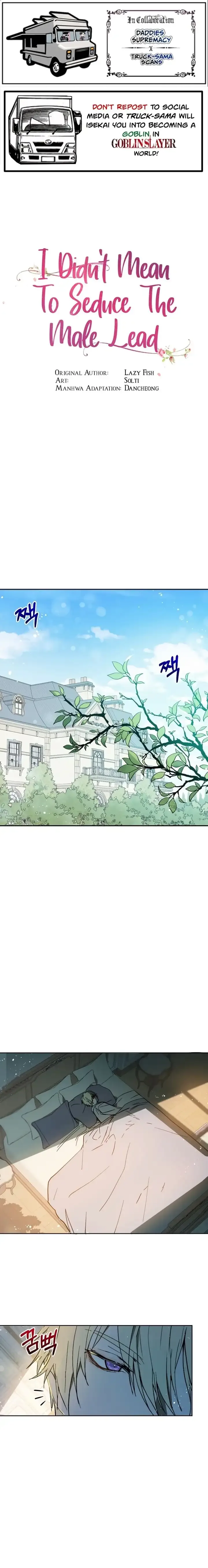 I Didn't Mean to Seduce the Male Lead Chapter 8 page 1