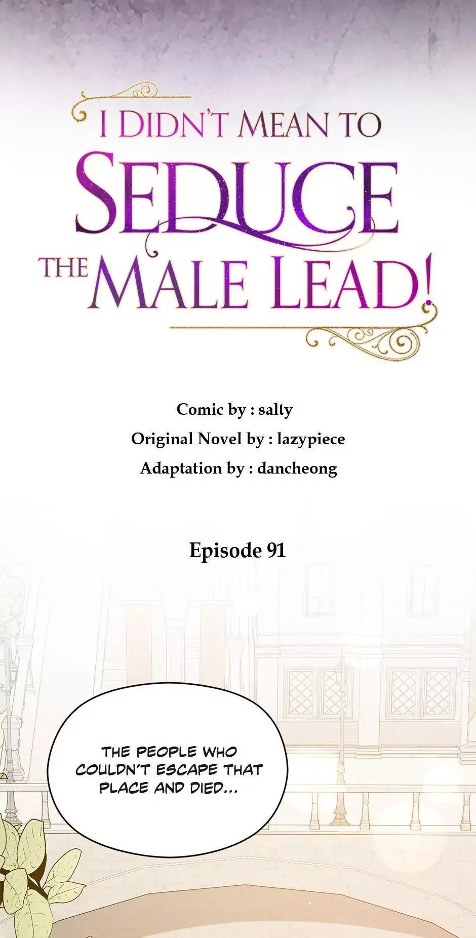 I Didn't Mean to Seduce the Male Lead Chapter 91 page 11