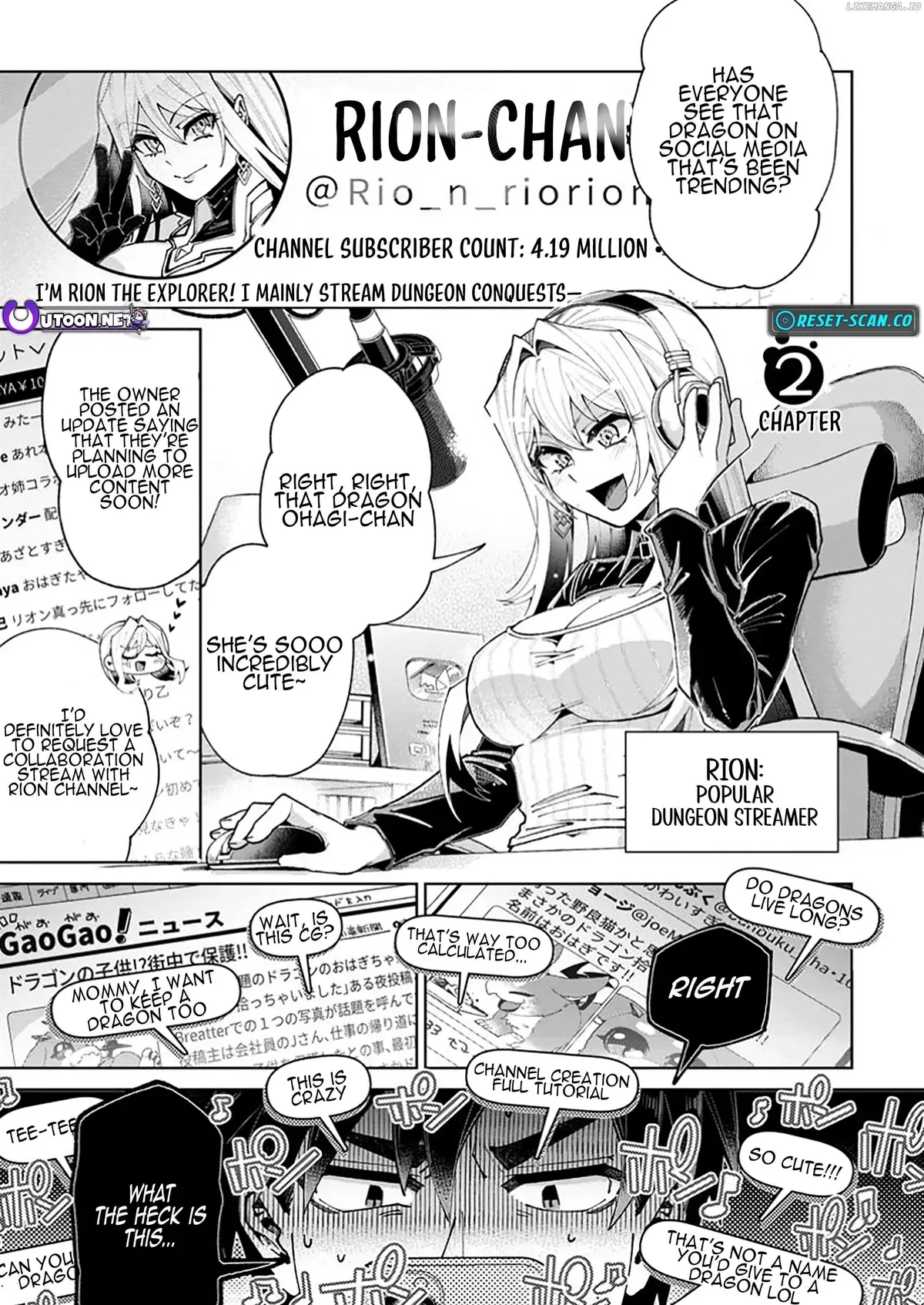 I’m an Overworked Corporate Slave, but After Being Embraced by a Dragon, I Started Streaming My Pet Life With a Tiny Dragon and Monsters on a Farm Chapter 2.1 page 3