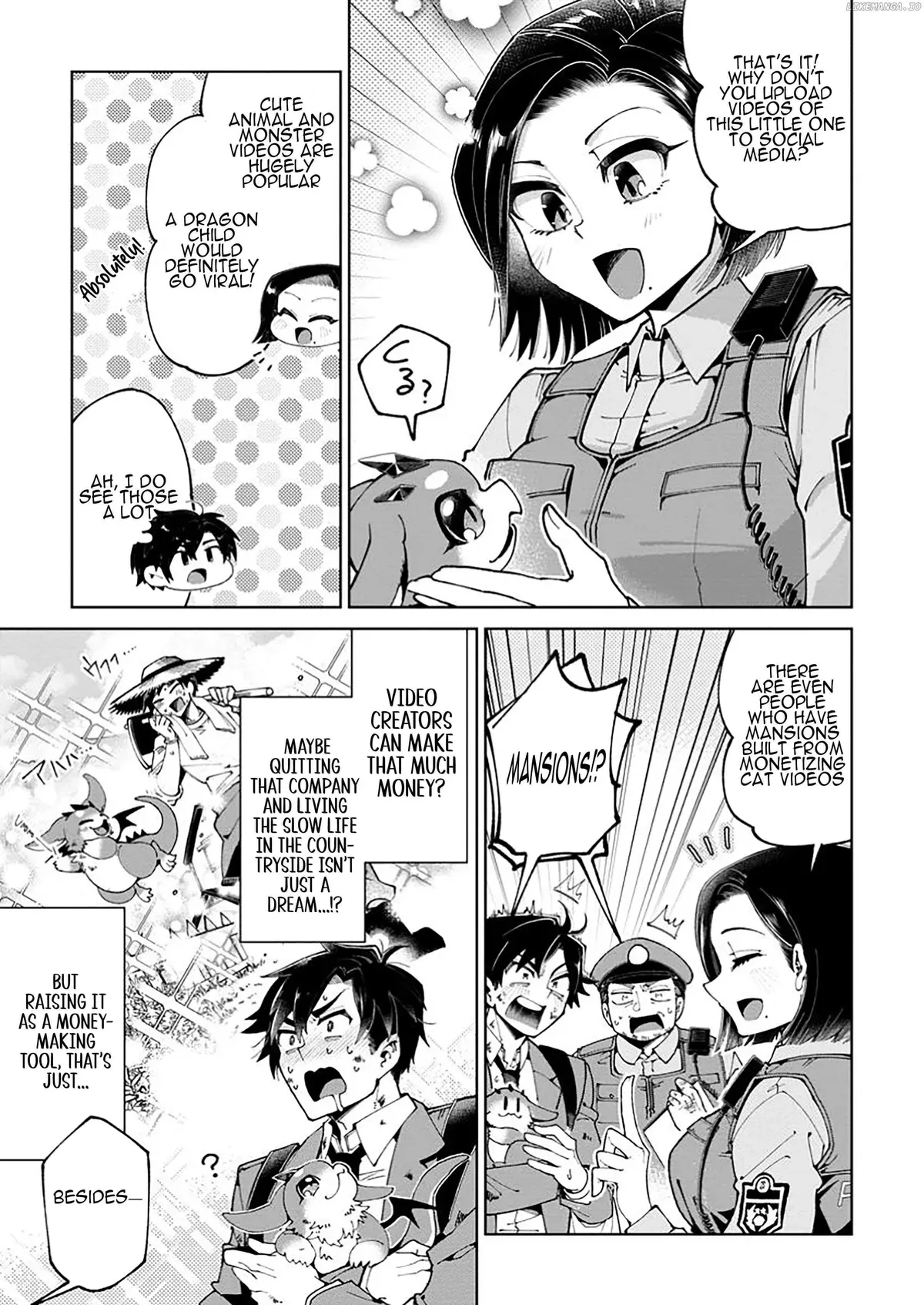 I’m an Overworked Corporate Slave, but After Being Embraced by a Dragon, I Started Streaming My Pet Life With a Tiny Dragon and Monsters on a Farm Chapter 1 page 17