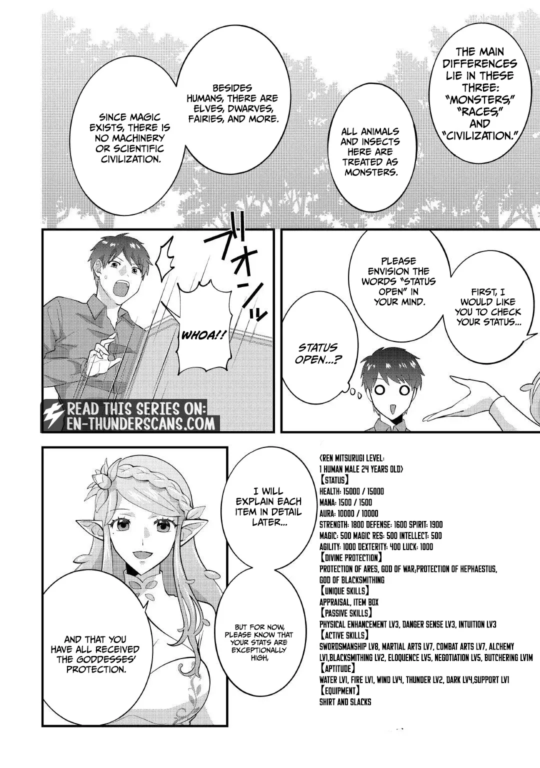 Accidentally Summoned to Another World, I’ll Live a Peaceful Slow Life with the Goddess’s Blessing Chapter 1 page 21