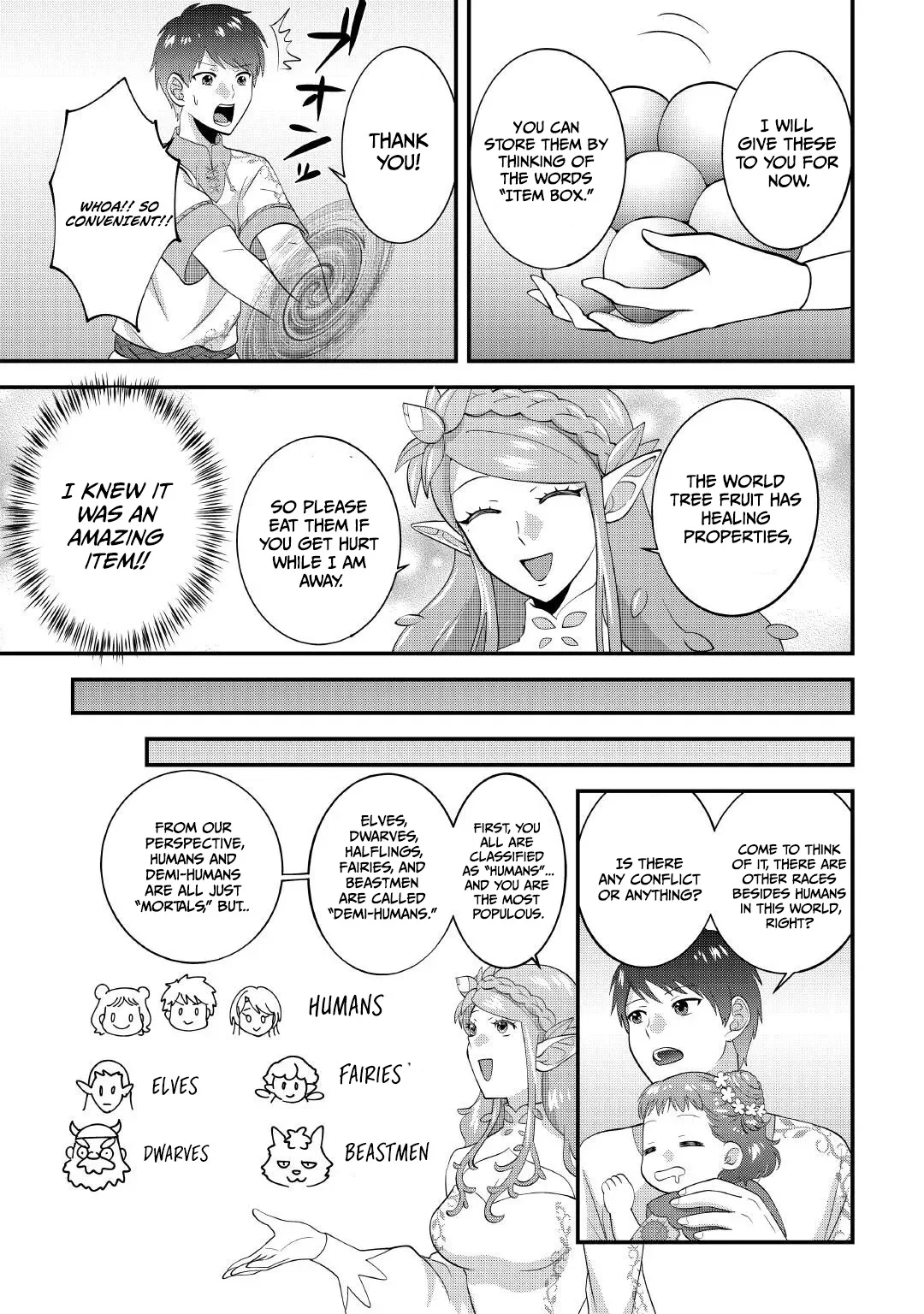 Accidentally Summoned to Another World, I’ll Live a Peaceful Slow Life with the Goddess’s Blessing Chapter 1 page 46