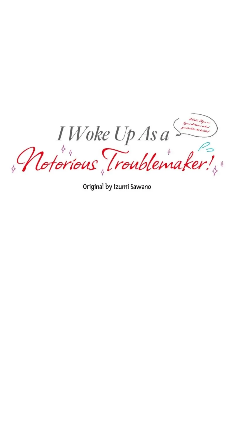 I Woke Up As a Notorious Troublemaker! Chapter 1 page 29