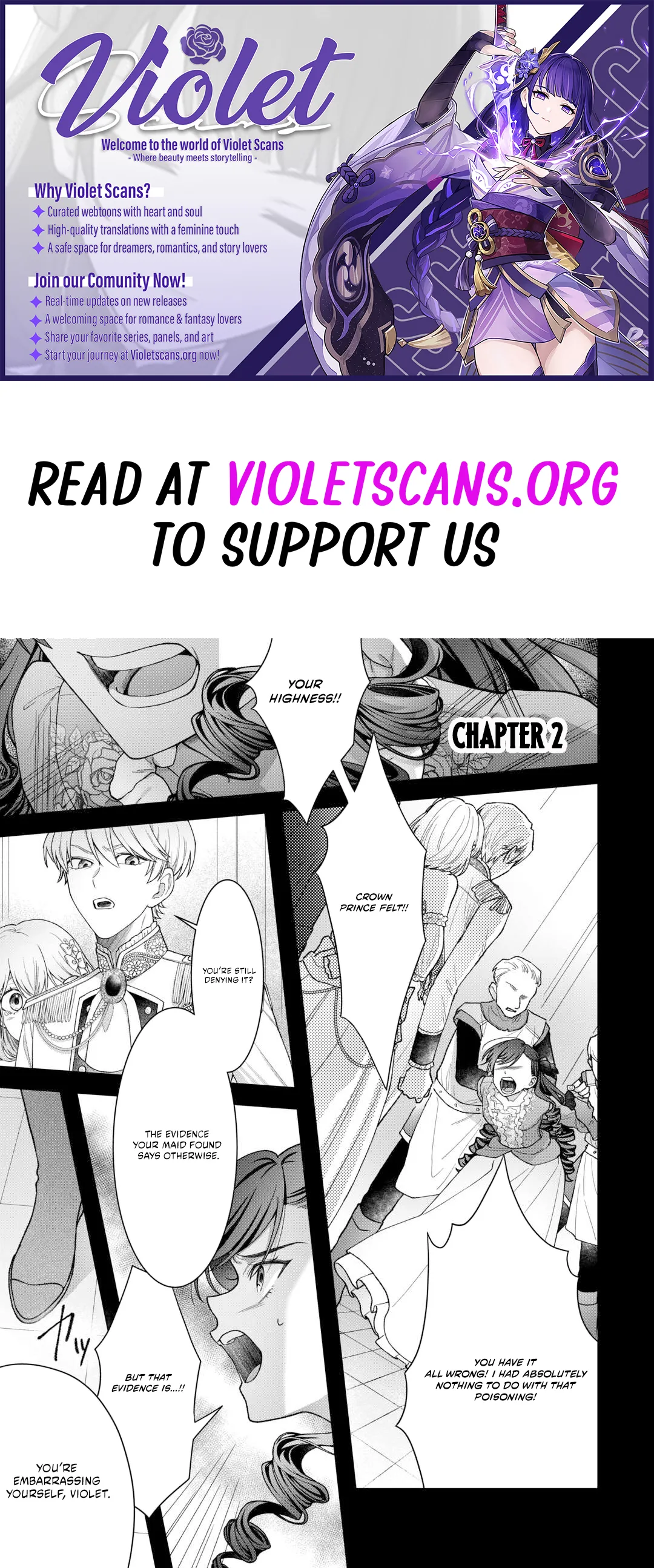 The Executed Villainess Rewinds Time to Take Her Revenge Chapter 2 page 1