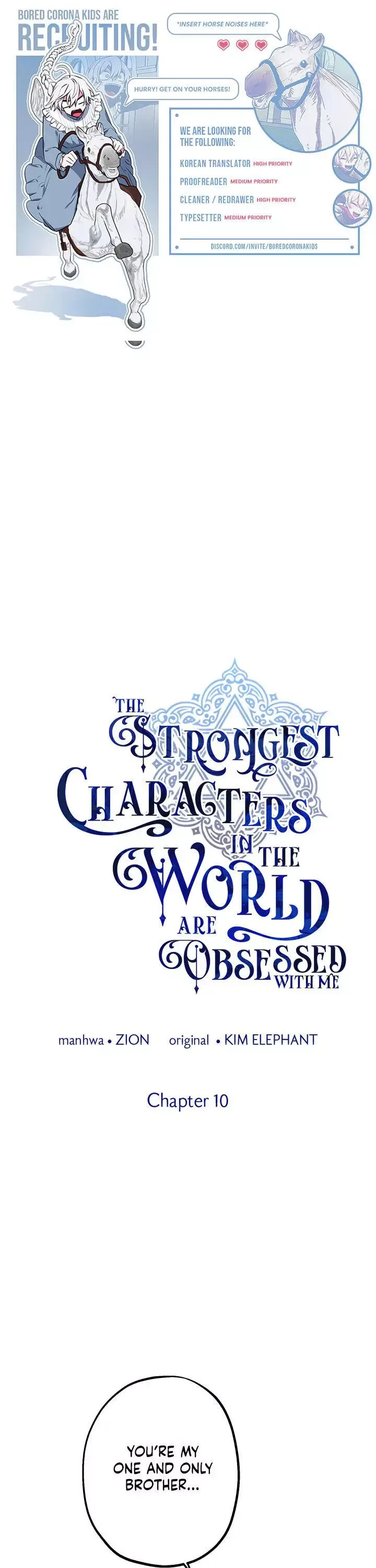 The Strongest Characters in the World are Obsessed With Me Chapter 10 page 1