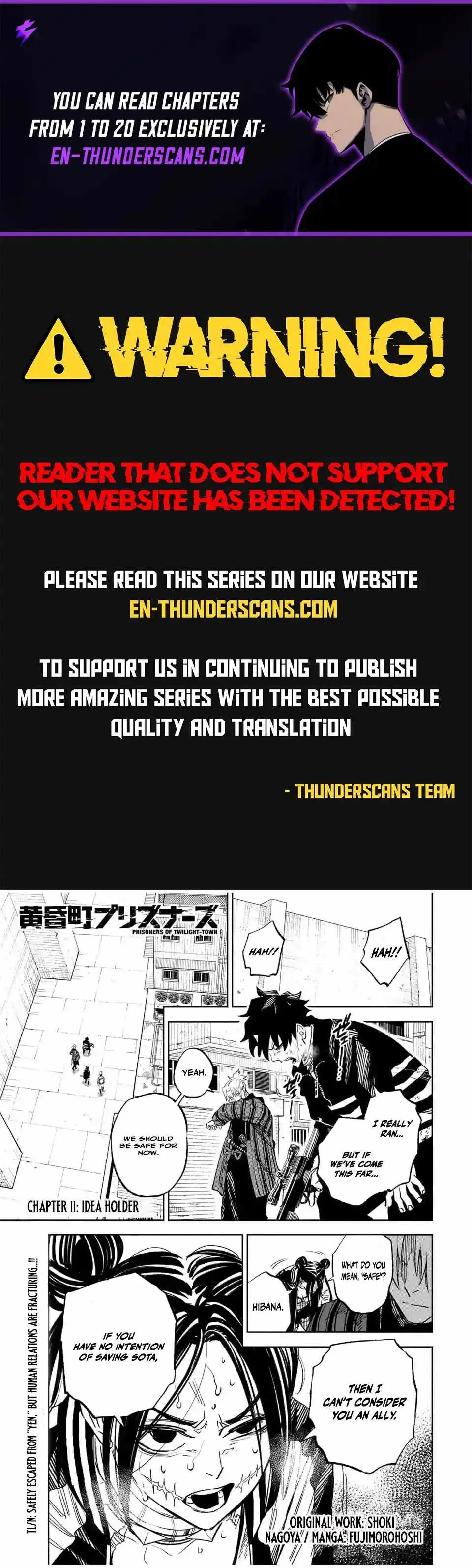 Tasogare-chou Prisoners Chapter 11 page 1