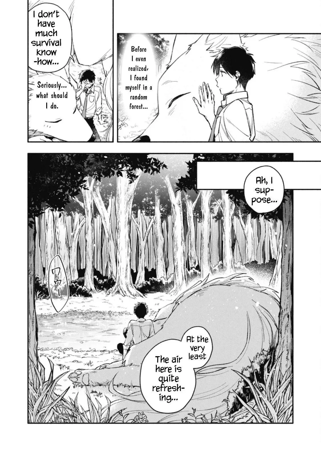 Isekai Tensei Shitara Aiken ga Saikyou ni Narimashita: Silver Fenrir to Ore ga Isekai Kurashi wo Hajimetara Chapter 1 page 17