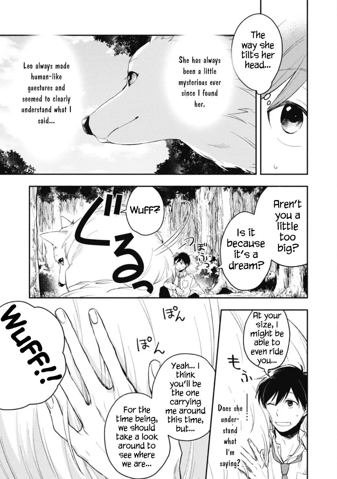 Isekai Tensei Shitara Aiken ga Saikyou ni Narimashita: Silver Fenrir to Ore ga Isekai Kurashi wo Hajimetara Chapter 1 page 12