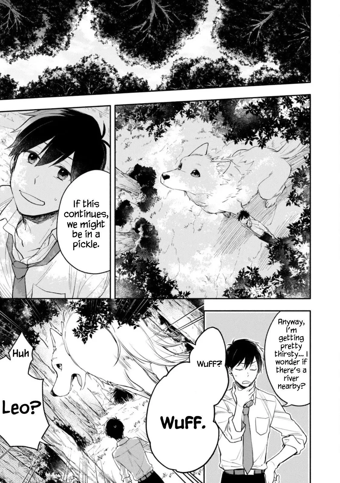Isekai Tensei Shitara Aiken ga Saikyou ni Narimashita: Silver Fenrir to Ore ga Isekai Kurashi wo Hajimetara Chapter 1 page 14