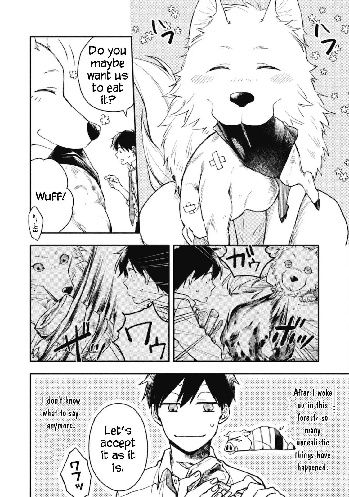 Isekai Tensei Shitara Aiken ga Saikyou ni Narimashita: Silver Fenrir to Ore ga Isekai Kurashi wo Hajimetara Chapter 1 page 21