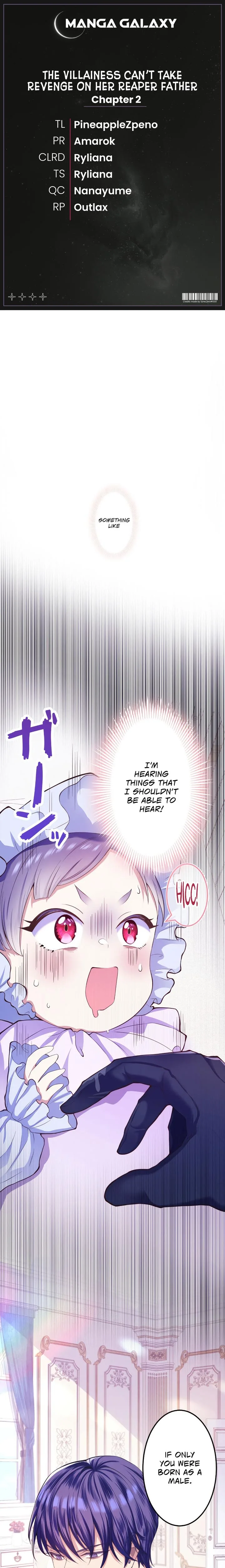 The Villainess Can’t Take Revenge on Her Reaper Father Chapter 2 page 2