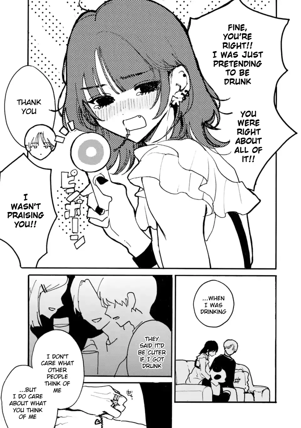 Joso Danshi to Danso Joshi wa Oniai Kappuru Chapter 4 page 9