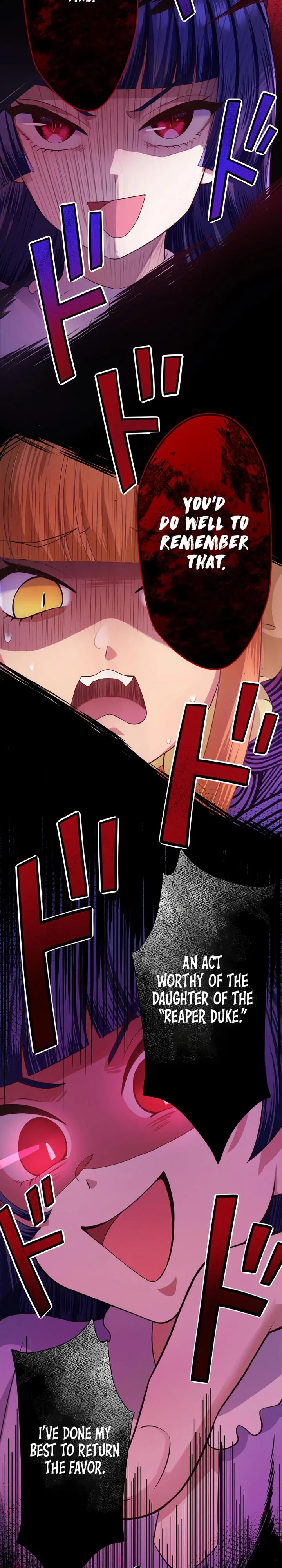 The Villainess Can’t Take Revenge on Her Reaper Father Chapter 4 page 35