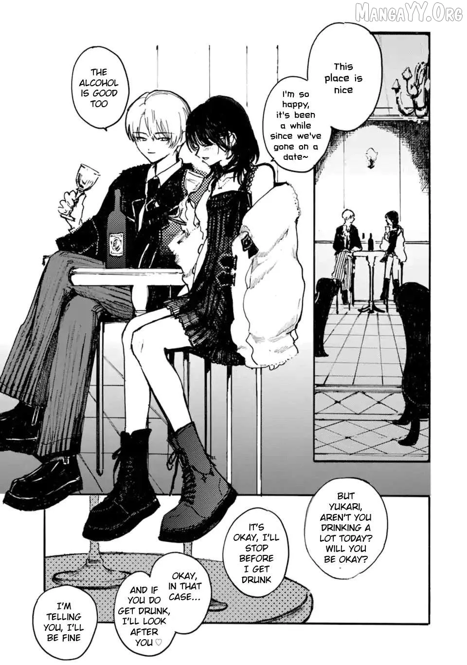 Joso Danshi to Danso Joshi wa Oniai Kappuru Chapter 7 page 3