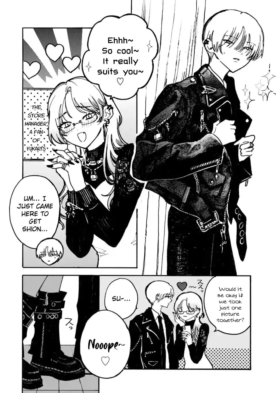 Joso Danshi to Danso Joshi wa Oniai Kappuru Chapter 9 page 2