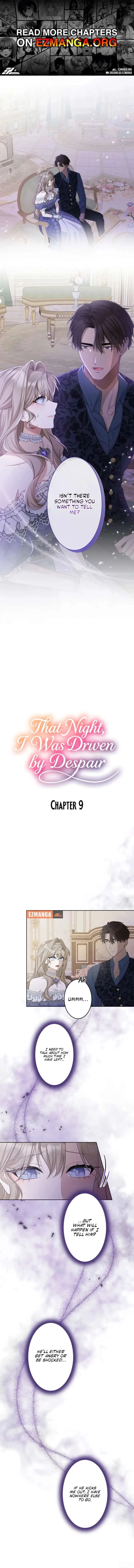That Night, I Was Driven by Despair Chapter 9 page 1