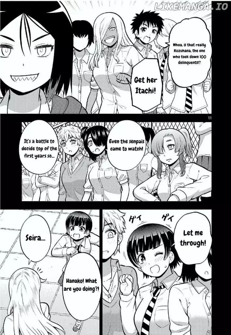 Yankee JK Kuzuhana-chan: Another Side of the Heroine Chapter 10 page 11