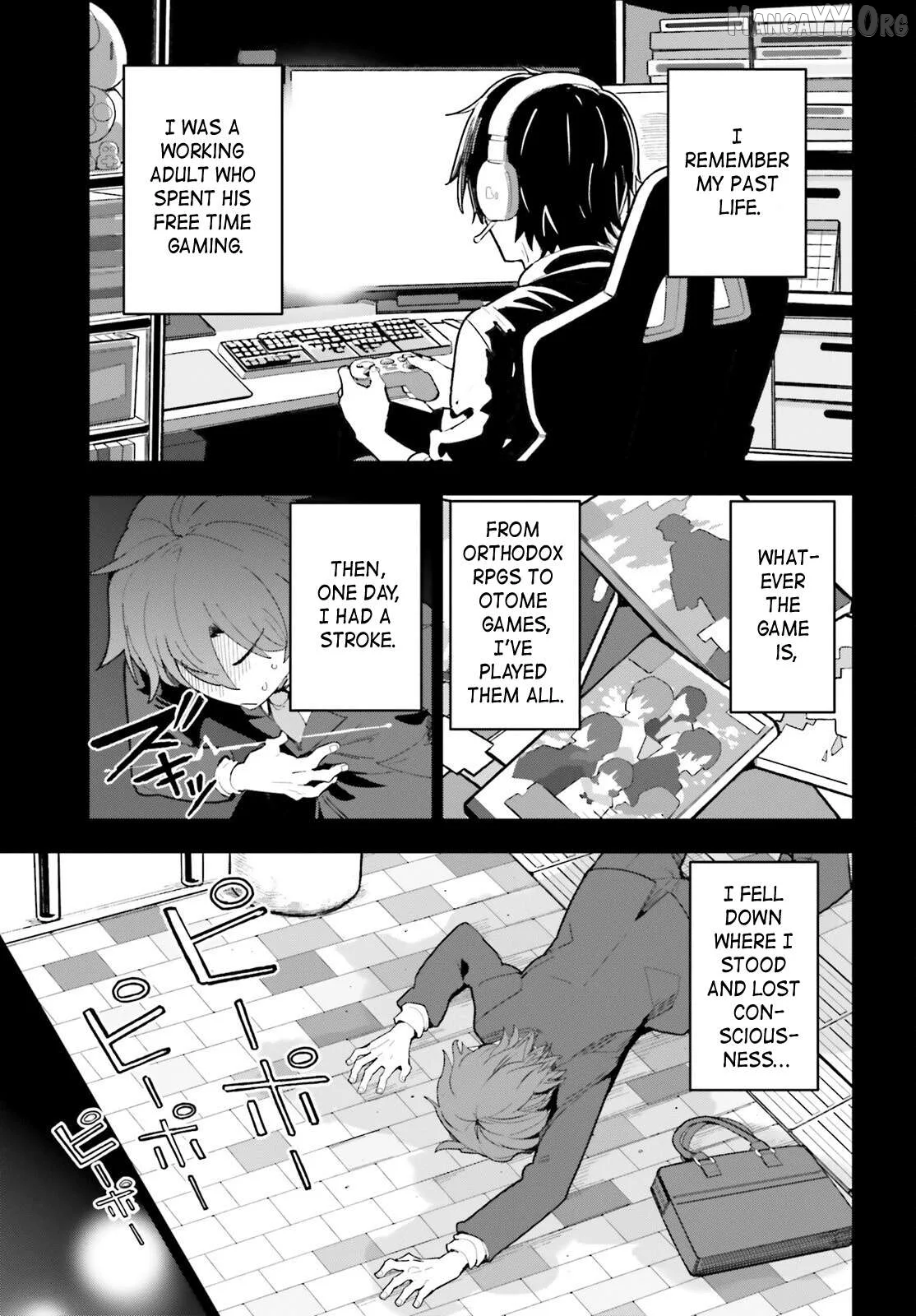 Mob Shisai Dakedo, Kono Sekai ga Otome Game dato Kizuita node Heroine wo Ikusei Shimasu Chapter 1 page 3