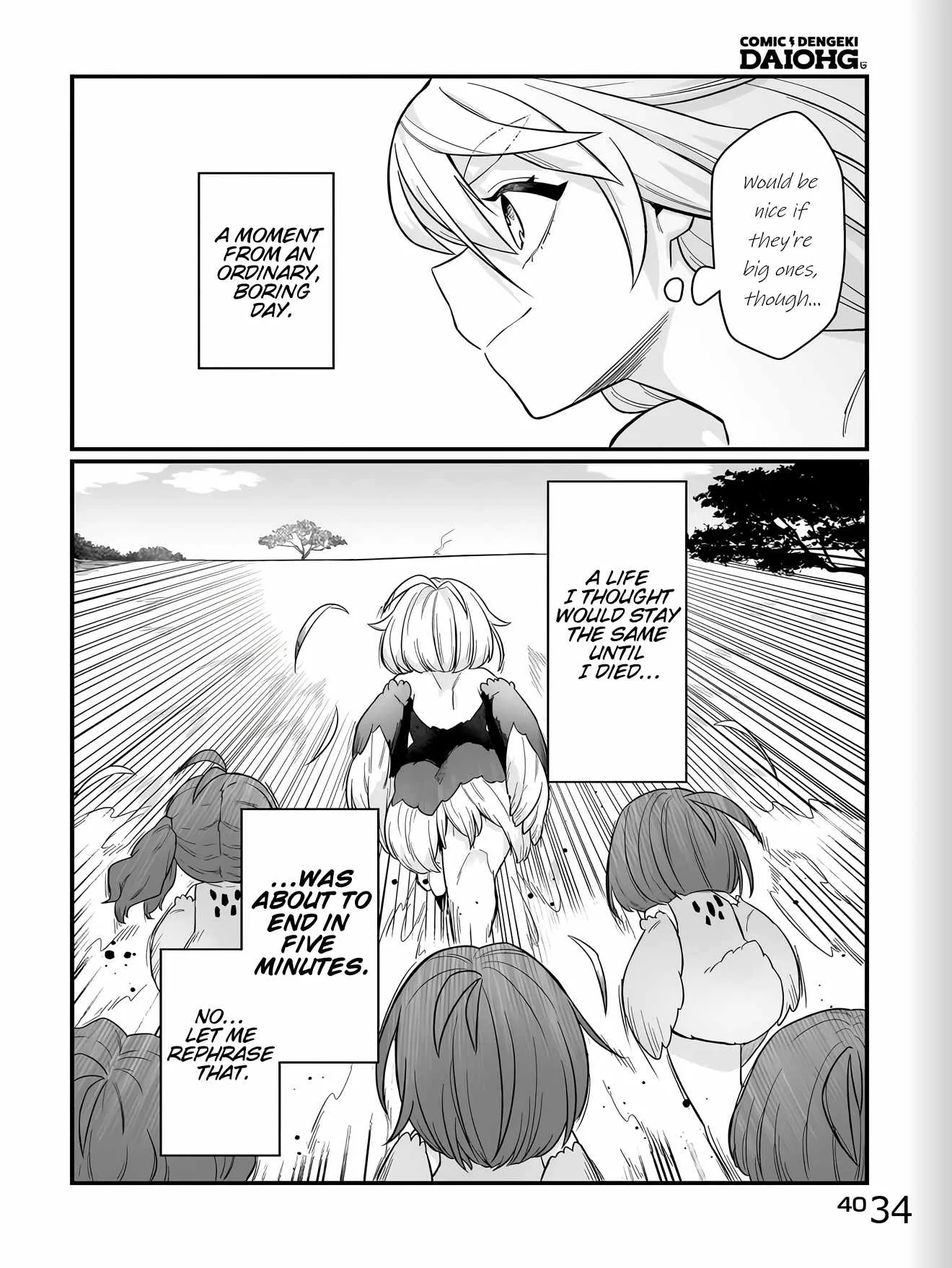 Dachoujuujin no wa Chamecha Musou Aho Kawaii Saikyou Shuzoku no Riidaa ni Narimashita Chapter 1 page 34