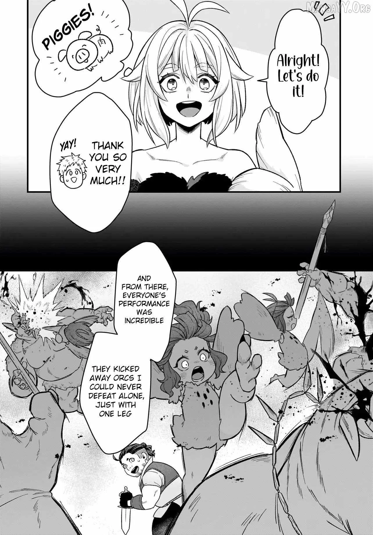Dachoujuujin no wa Chamecha Musou Aho Kawaii Saikyou Shuzoku no Riidaa ni Narimashita Chapter 4 page 9