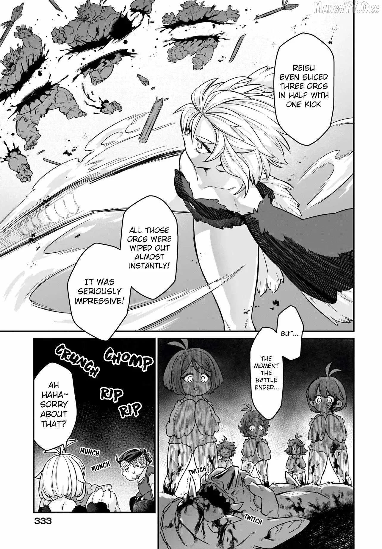 Dachoujuujin no wa Chamecha Musou Aho Kawaii Saikyou Shuzoku no Riidaa ni Narimashita Chapter 4 page 10