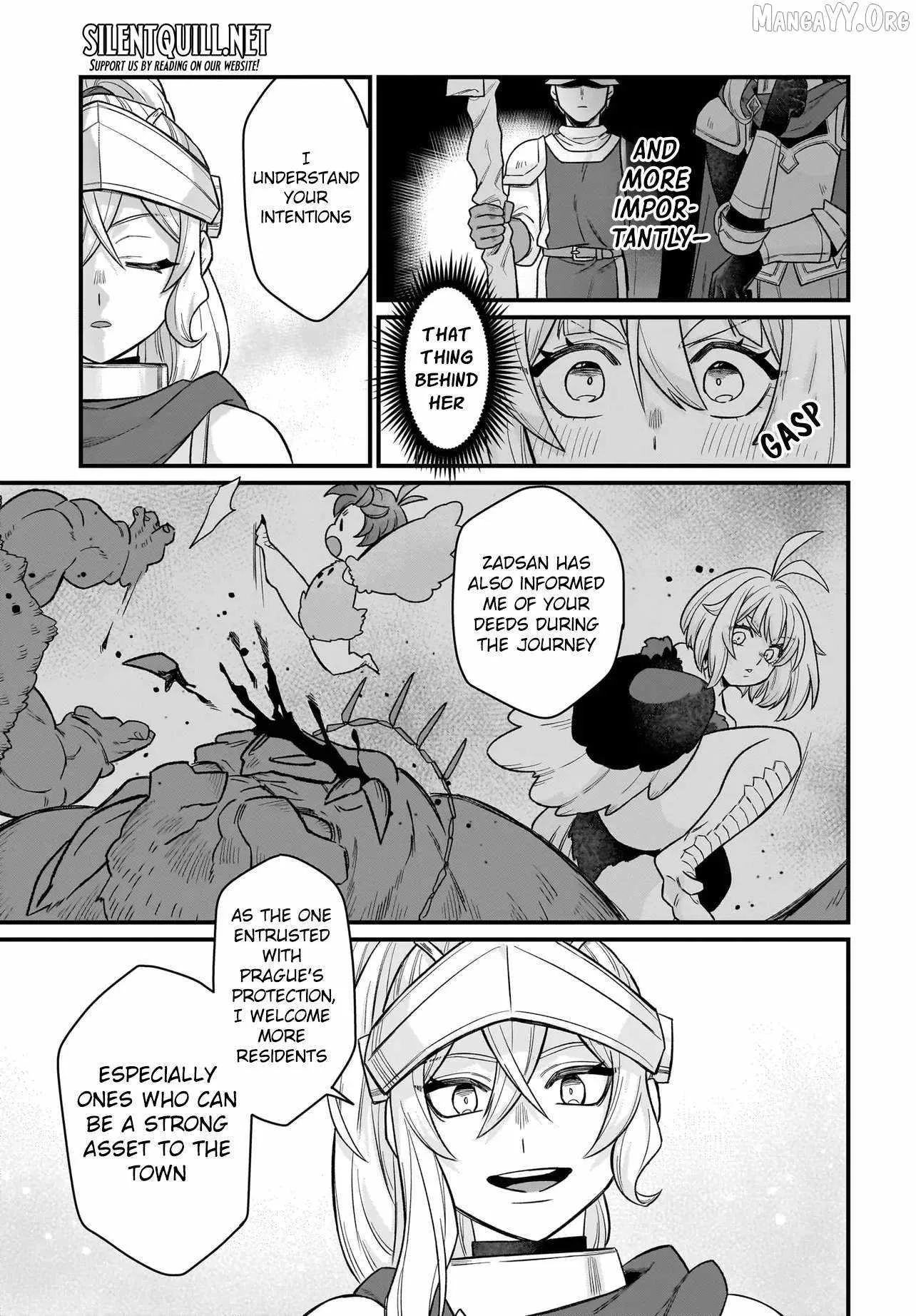 Dachoujuujin no wa Chamecha Musou Aho Kawaii Saikyou Shuzoku no Riidaa ni Narimashita Chapter 4 page 26