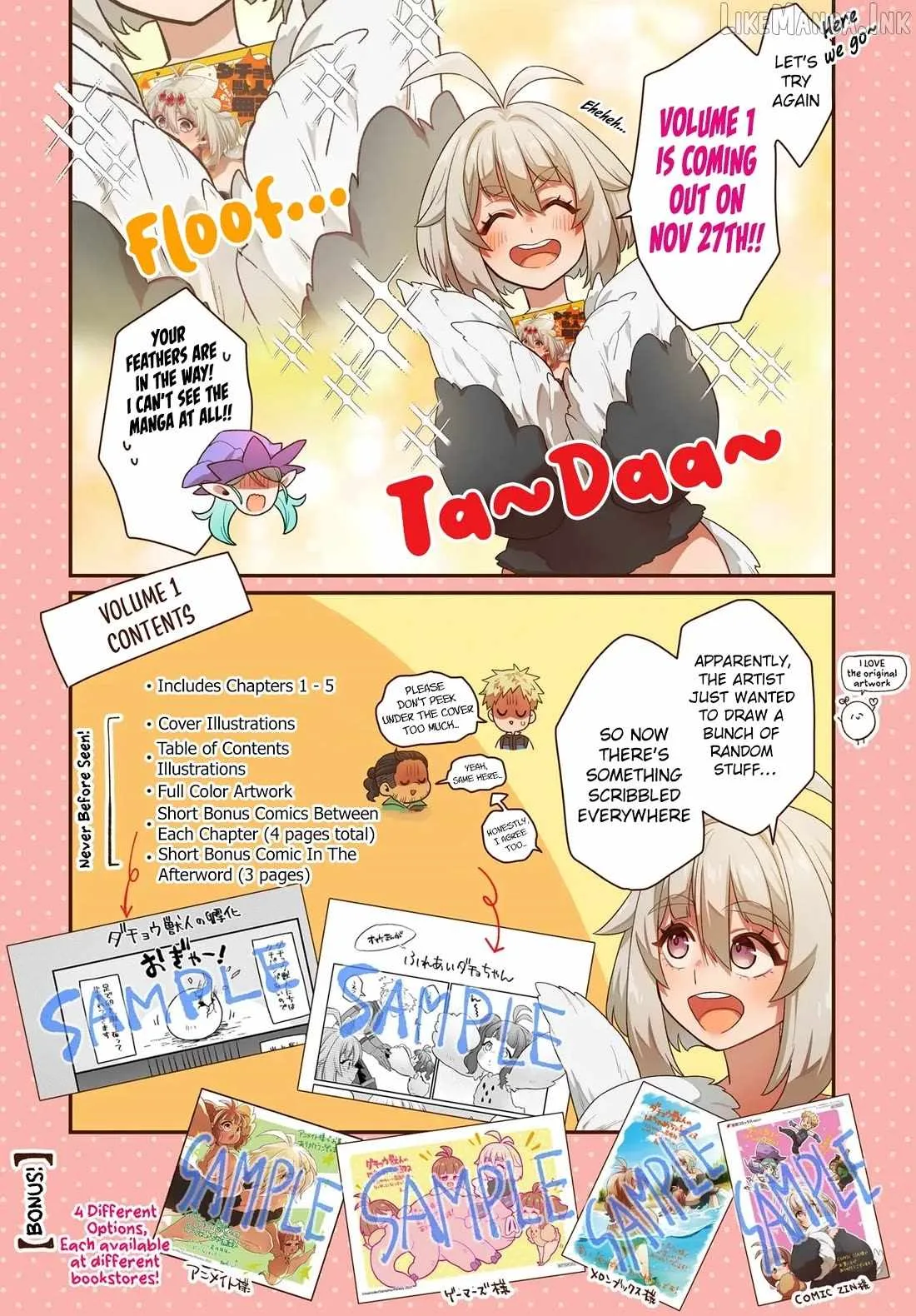 Dachoujuujin no wa Chamecha Musou Aho Kawaii Saikyou Shuzoku no Riidaa ni Narimashita Chapter 11.5 page 3