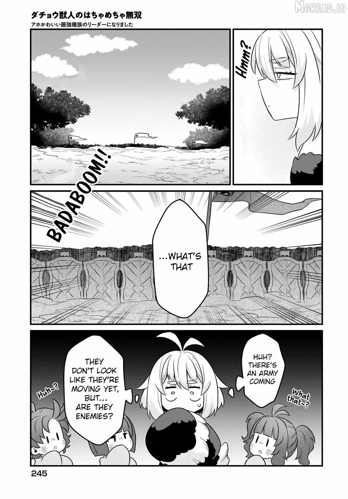Dachoujuujin no wa Chamecha Musou Aho Kawaii Saikyou Shuzoku no Riidaa ni Narimashita Chapter 10 page 10