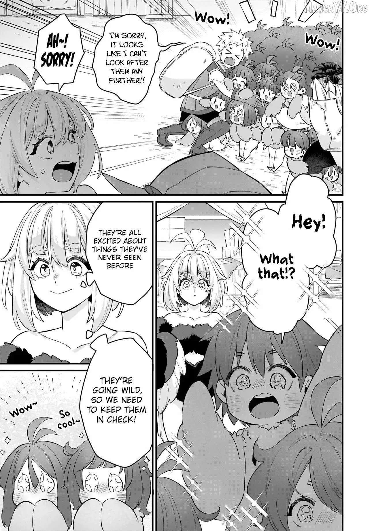 Dachoujuujin no wa Chamecha Musou Aho Kawaii Saikyou Shuzoku no Riidaa ni Narimashita Chapter 6 page 8