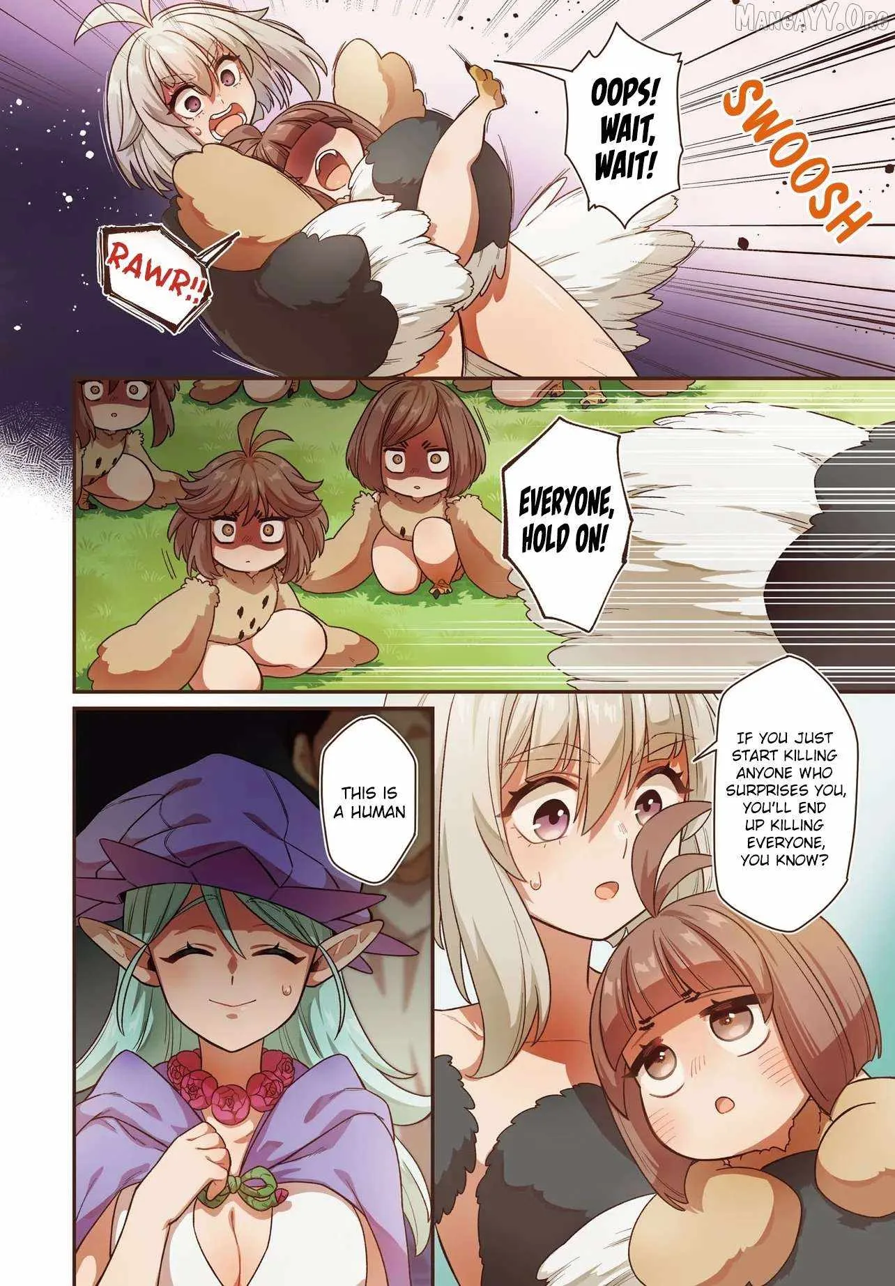 Dachoujuujin no wa Chamecha Musou Aho Kawaii Saikyou Shuzoku no Riidaa ni Narimashita Chapter 8 page 3