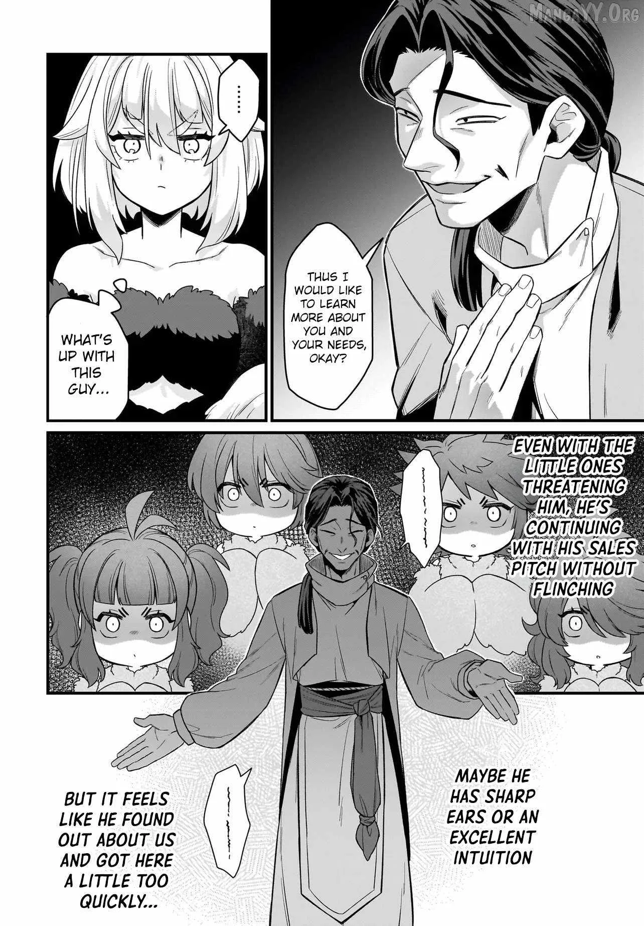 Dachoujuujin no wa Chamecha Musou Aho Kawaii Saikyou Shuzoku no Riidaa ni Narimashita Chapter 8 page 7