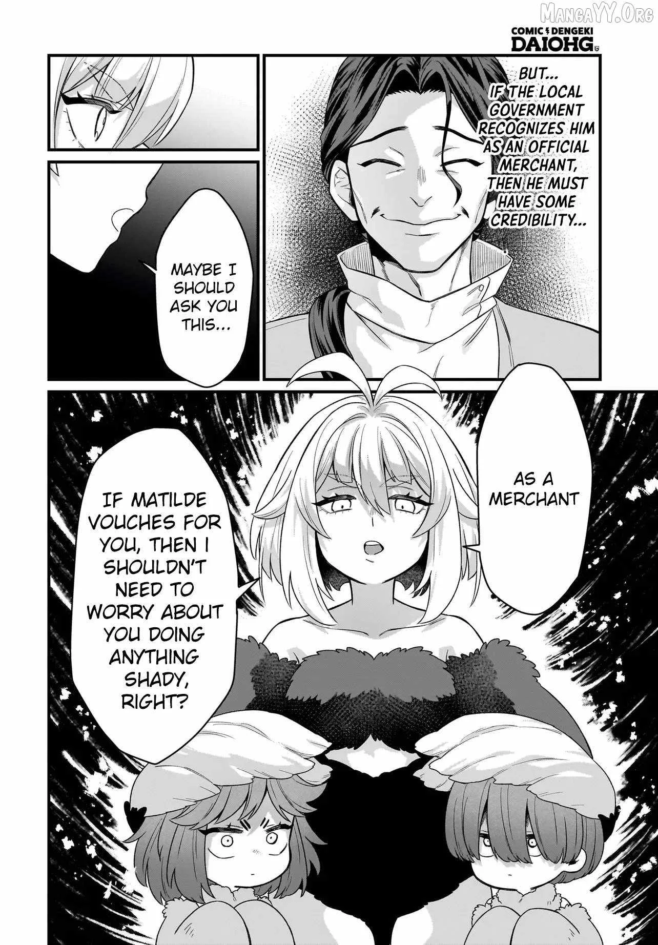Dachoujuujin no wa Chamecha Musou Aho Kawaii Saikyou Shuzoku no Riidaa ni Narimashita Chapter 8 page 9