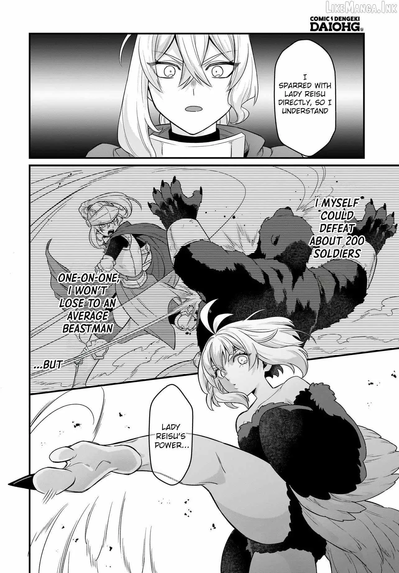 Dachoujuujin no wa Chamecha Musou Aho Kawaii Saikyou Shuzoku no Riidaa ni Narimashita Chapter 11 page 9